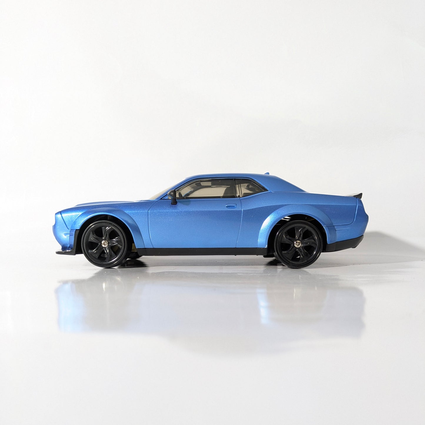 Outdoor shot of BeingBoys Dodge Challenger Muscle RC car India, part of RC culture and drift cars.