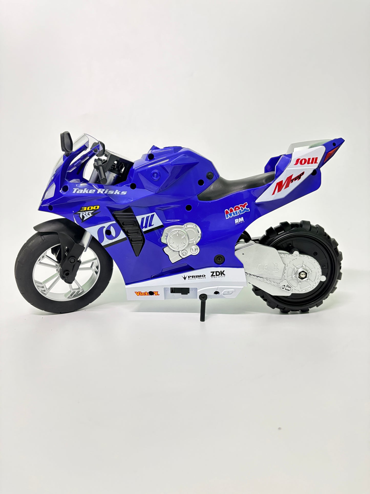 2.4G Stunt Drift RC Motorcycle with 6-Axis Gyroscope Blue
