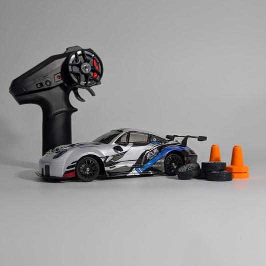 BeingBoys Porsche 911 GT3 Gallop Xtreme drift RC car front view, remote controlled RC car Chennai India for racing enthusiasts.